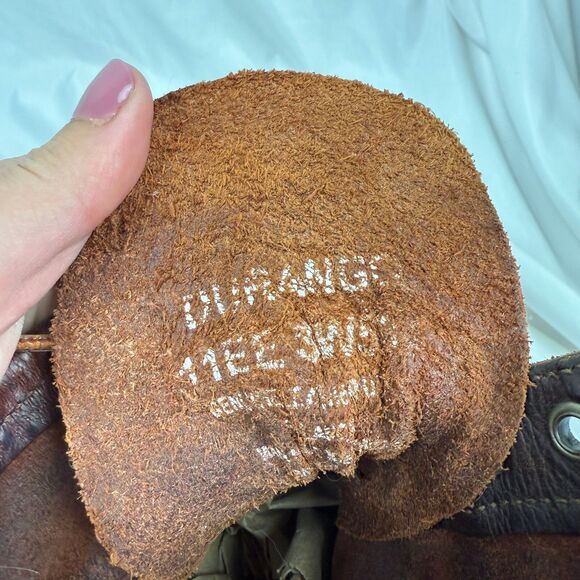 Vintage Durango Mens Full Leather Packer Boots Brown Red Size 11 EE WIDE Cowboy - Picture 7 of 12